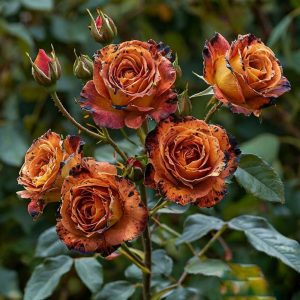 Роза плетистая Оранжевый Бриллиант купить по цене от 450р. в интернет-магазине «Посадика» с доставкой почтой в в Нижневартовске и по всей России – [изображение №1].